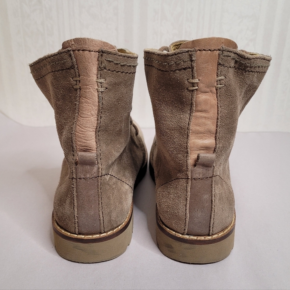 Bussola  Kalahari Lady Suede Lace Up Ankle Boots Size 37 US 7 - Picture 7 of 13